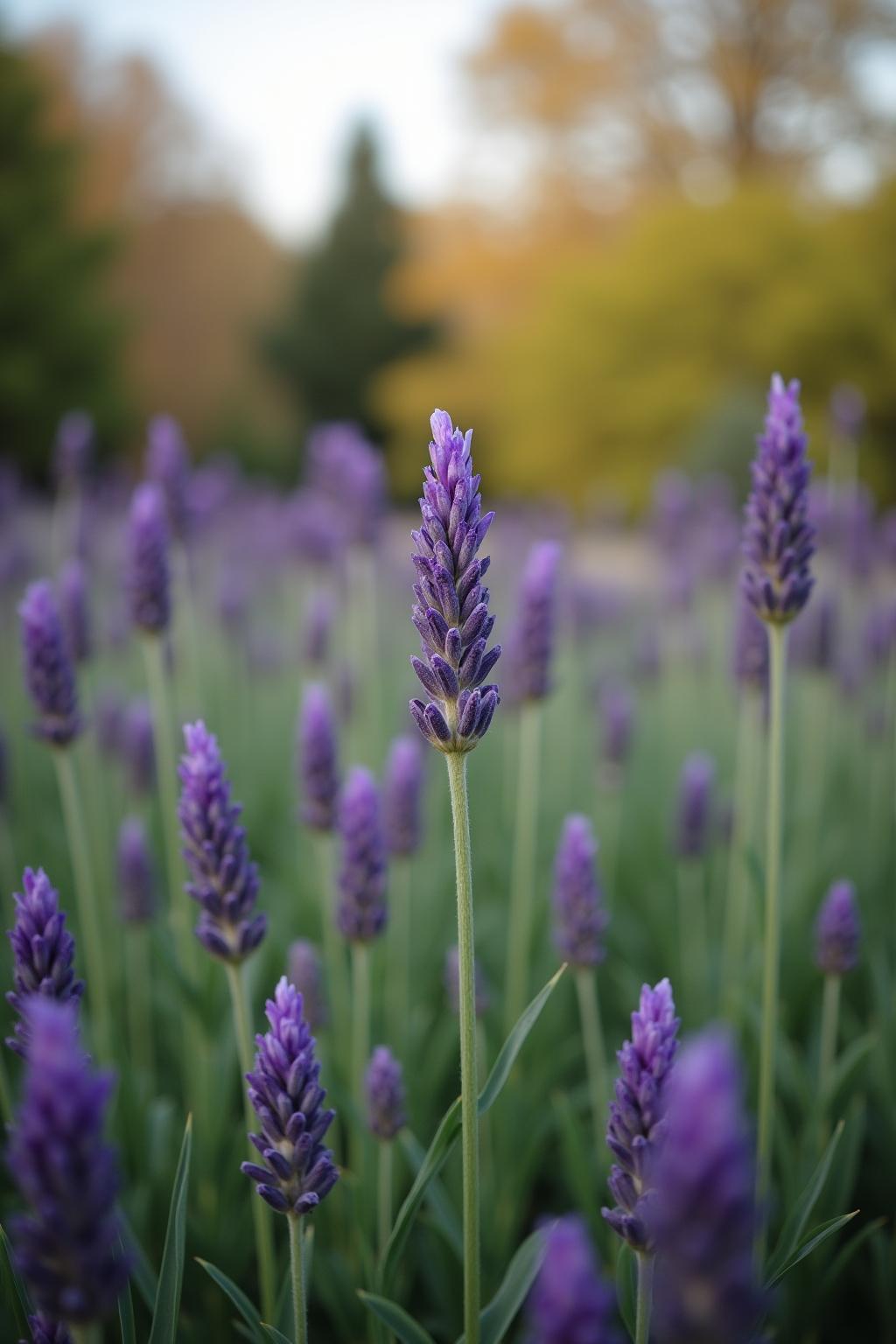 lavendel schneiden herbst outline 8