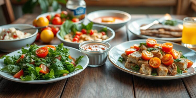 leichte Sommergerichte für warme Tage