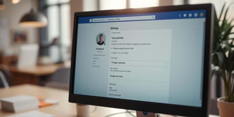 name bei facebook ändern
