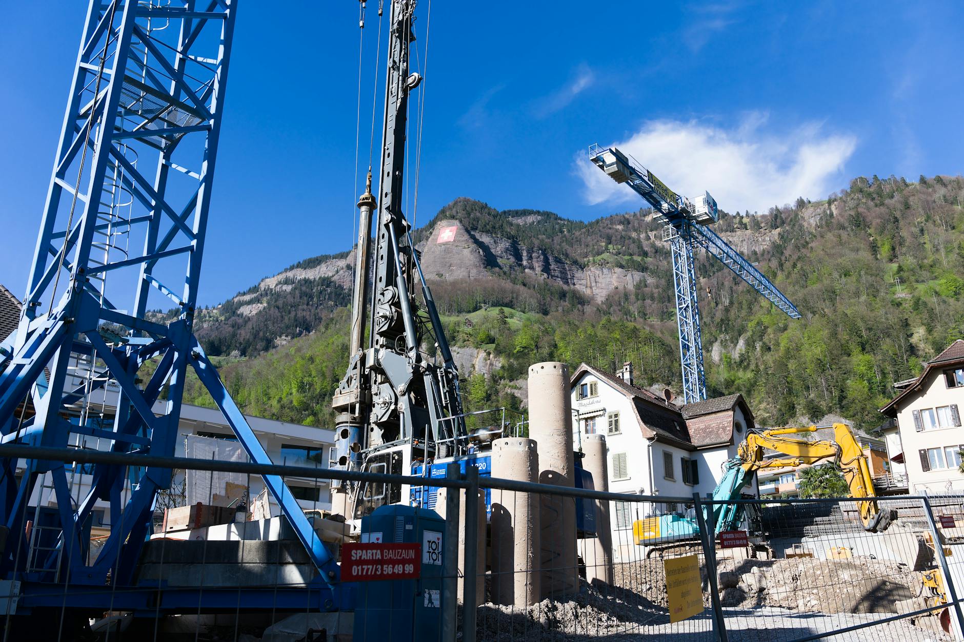 Detailansicht: Baustellenunfall ZG