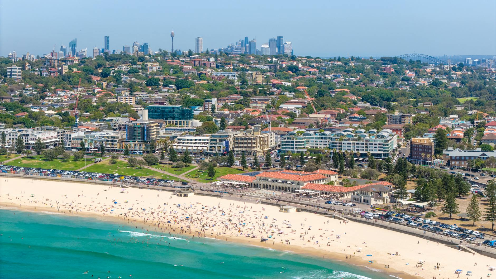 Detailansicht: Bondi Beach Anschlag