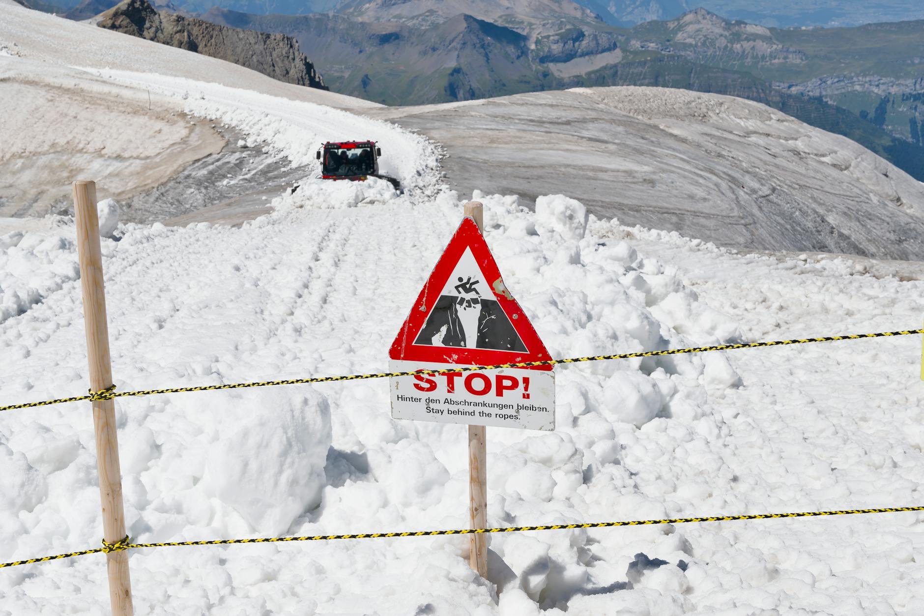 Detailansicht: Druck Lawinenbildung