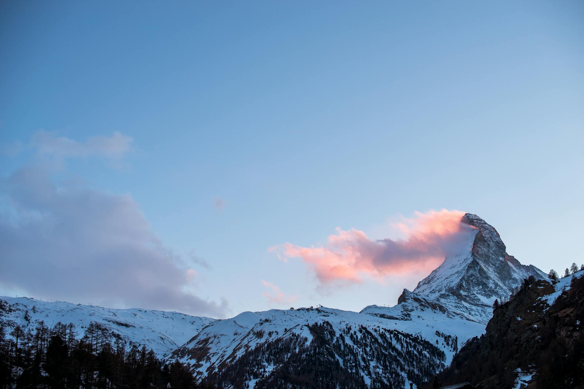 Symbolbild zum Thema Fallschirm Zermatt
