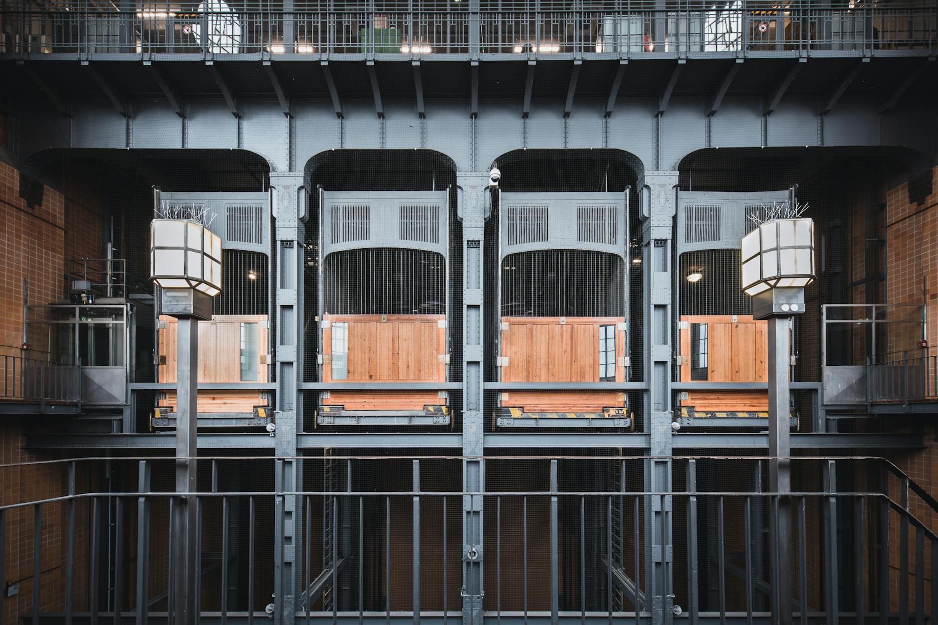 Detailansicht: Gefängnisarchitektur