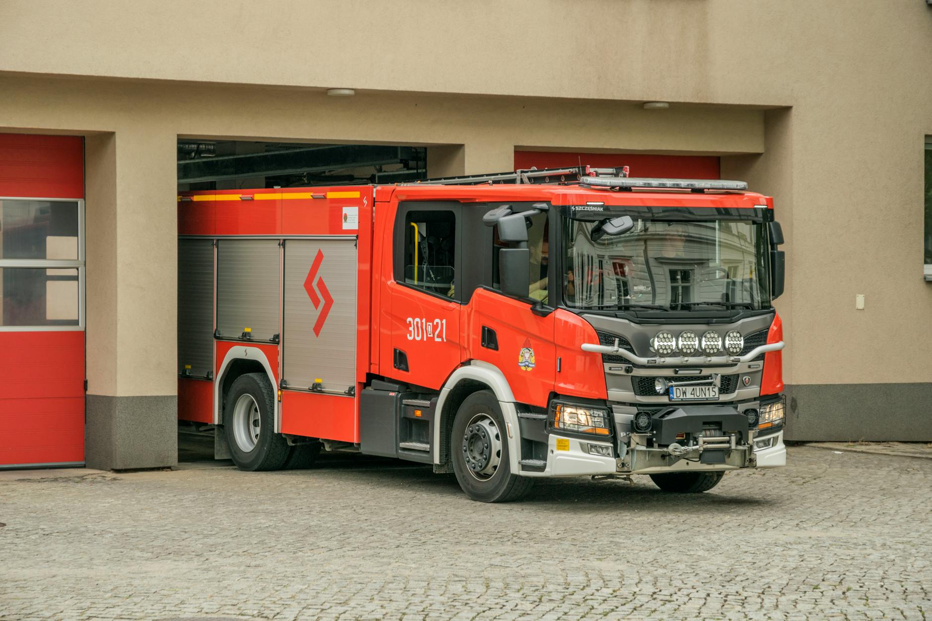 Illustration zu Geschicklichkeitsfahren Feuerwehr