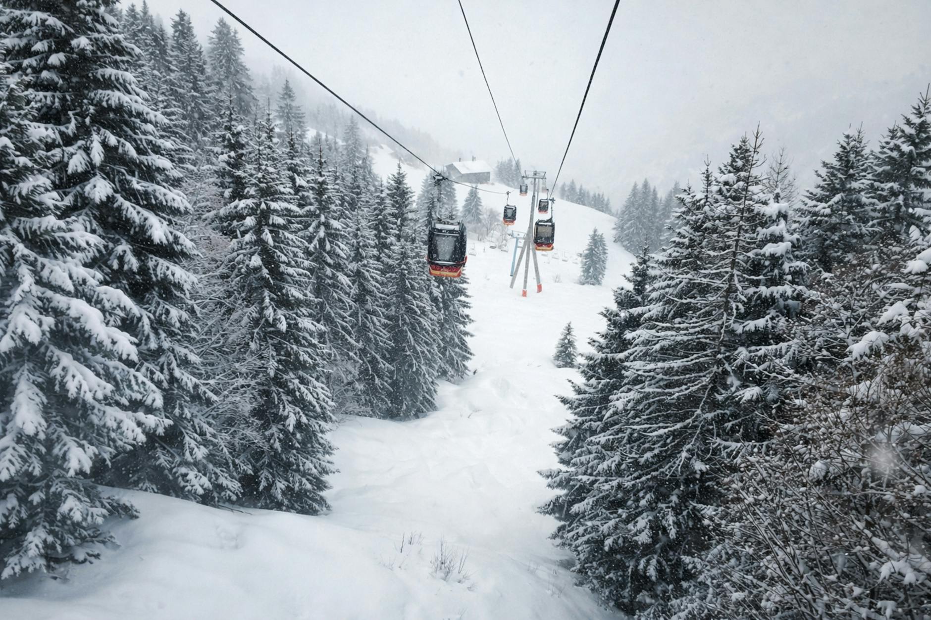Gondel Absturz Engelberg Detailansicht: Gondel Absturz Engelberg
