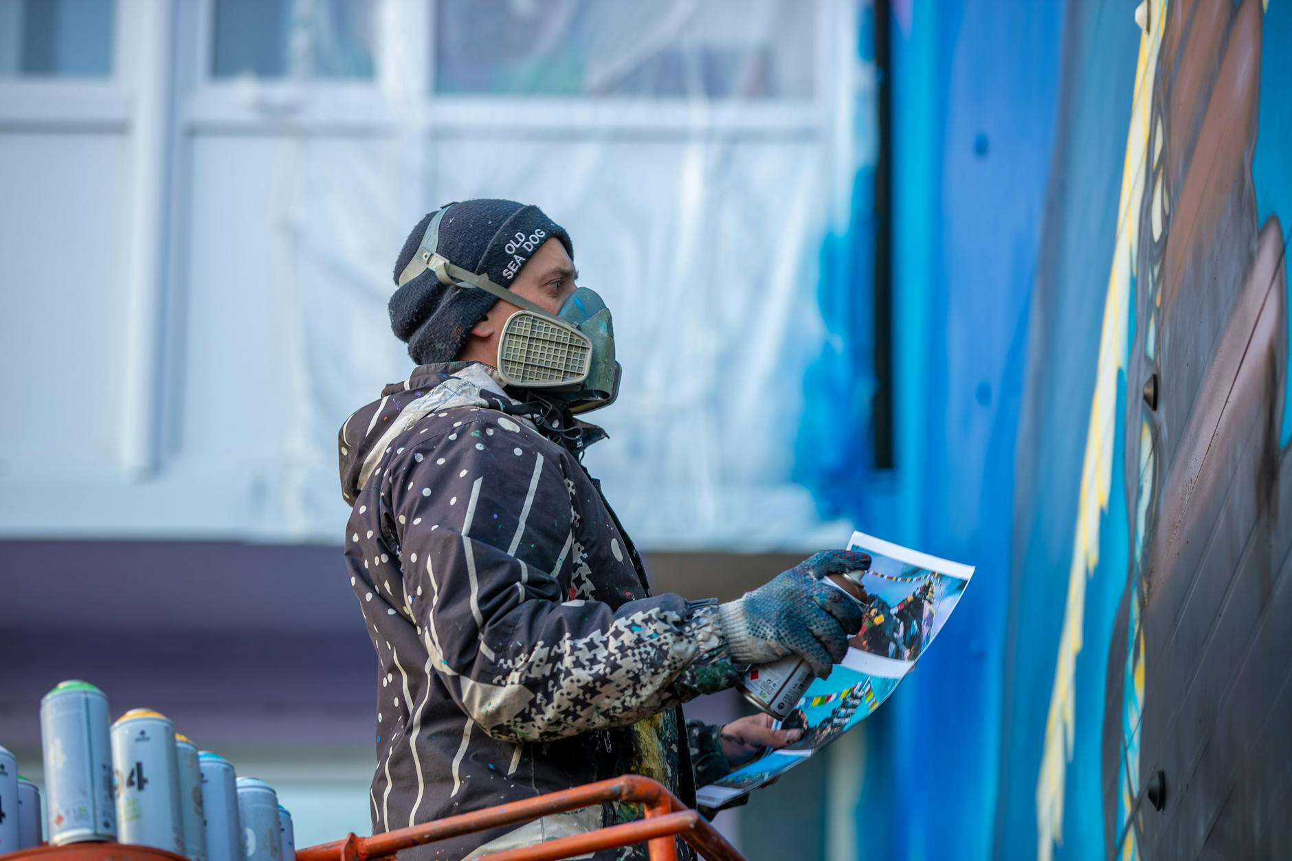 Graffiti Sprayer München Symbolbild zum Thema Graffiti Sprayer München