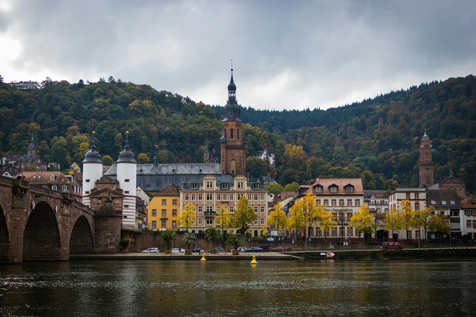 Heidelberg Polizei Steinwurf Detailansicht: Heidelberg Polizei Steinwurf