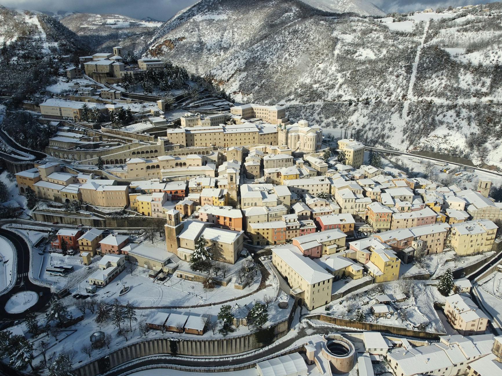 Symbolbild zum Thema Italien Schnee