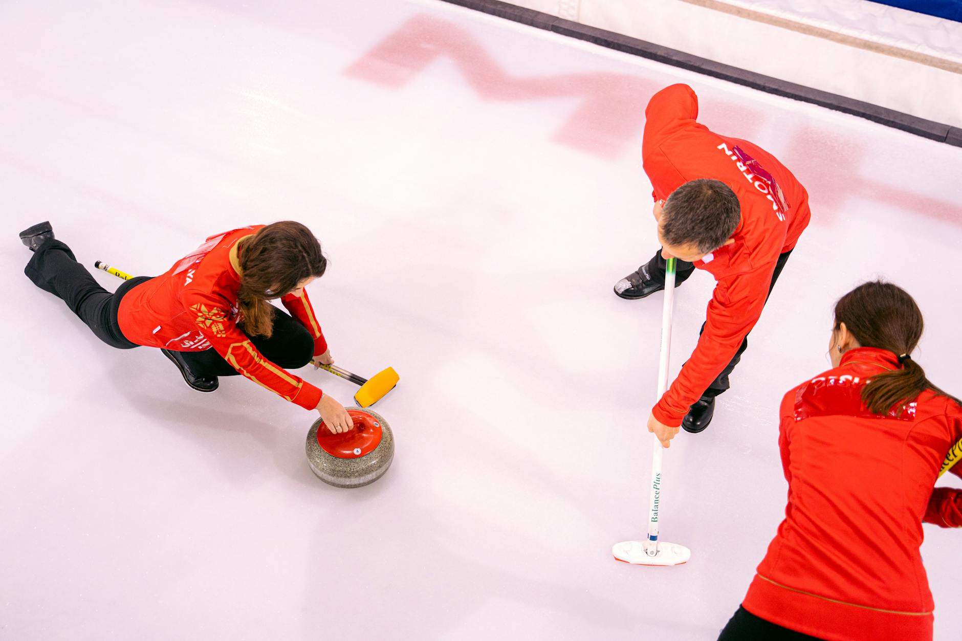 Kanada Curling Olympia Detailansicht: Kanada Curling Olympia