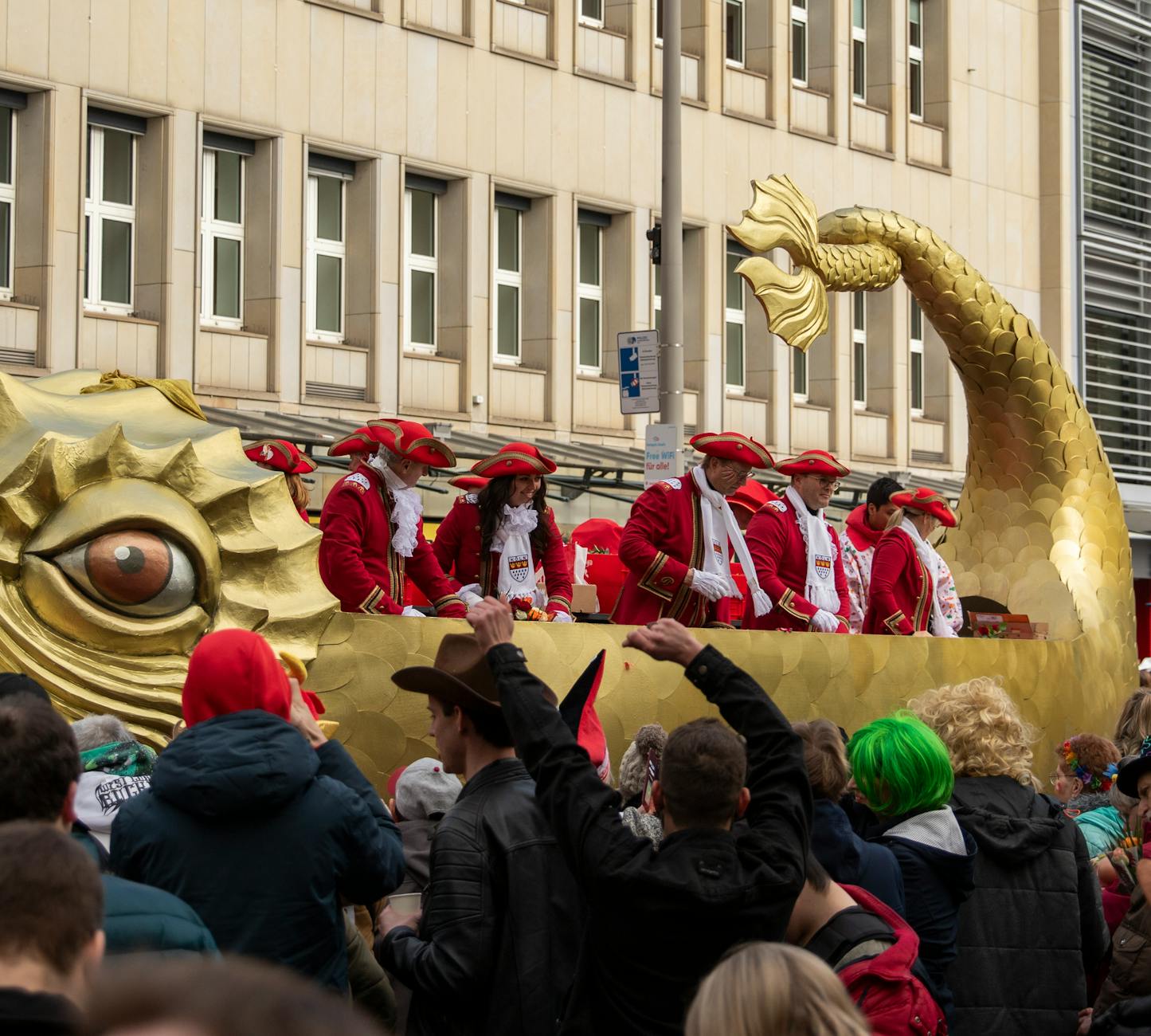 Detailansicht: Kölner Karneval Putinwagen