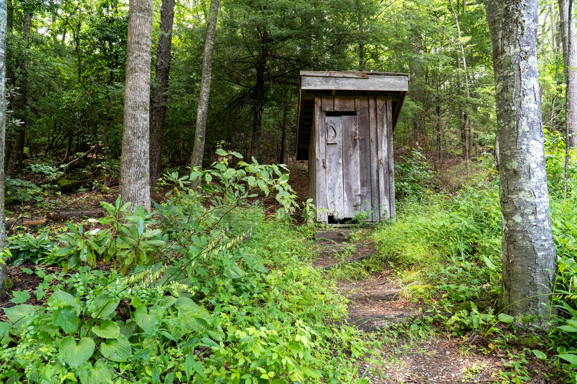 Komposttoilette Garten Detailansicht: Komposttoilette Garten