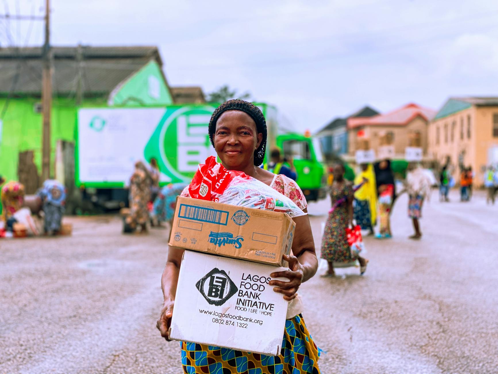 Lagos Illustration zu Lagos