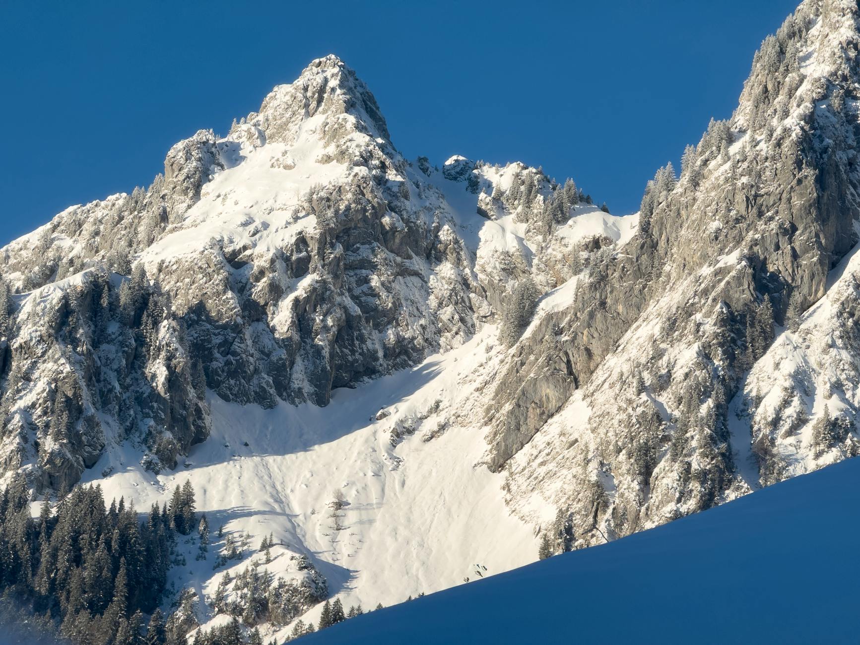 Symbolbild zum Thema Lawine Grosser Mythen