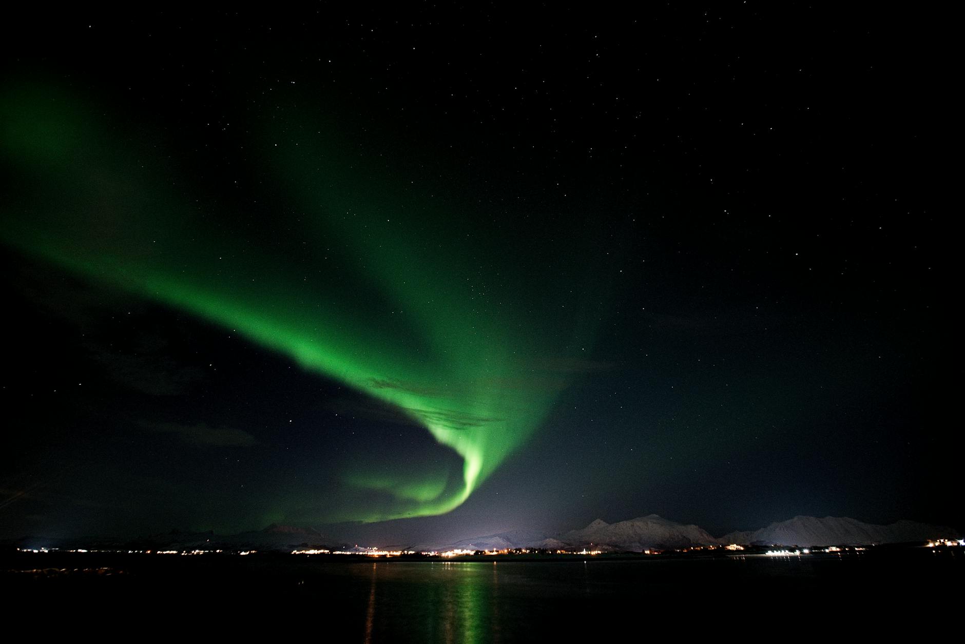 Polarlichter Heute Symbolbild zum Thema Polarlichter Heute