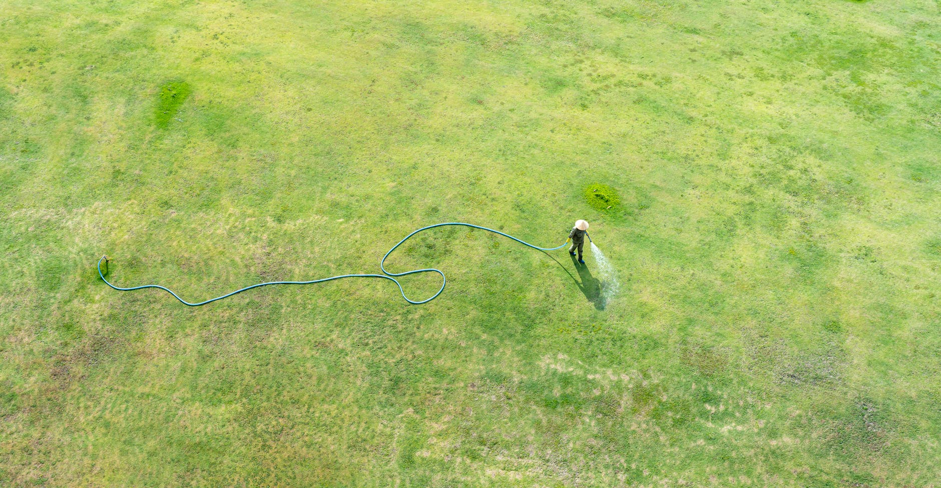 Illustration zu Rasen Bewässern