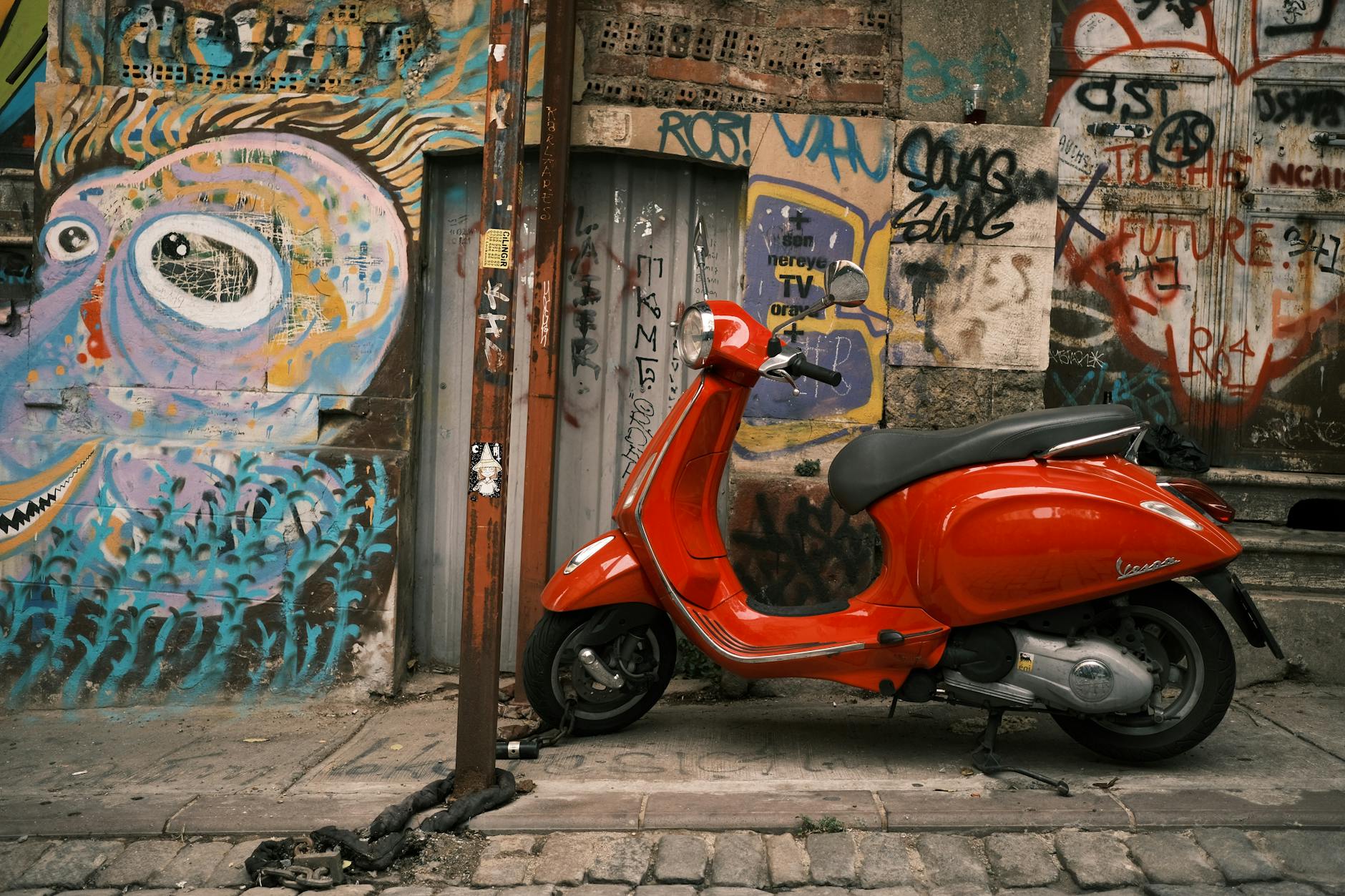 Detailansicht: Roller Diebstahl