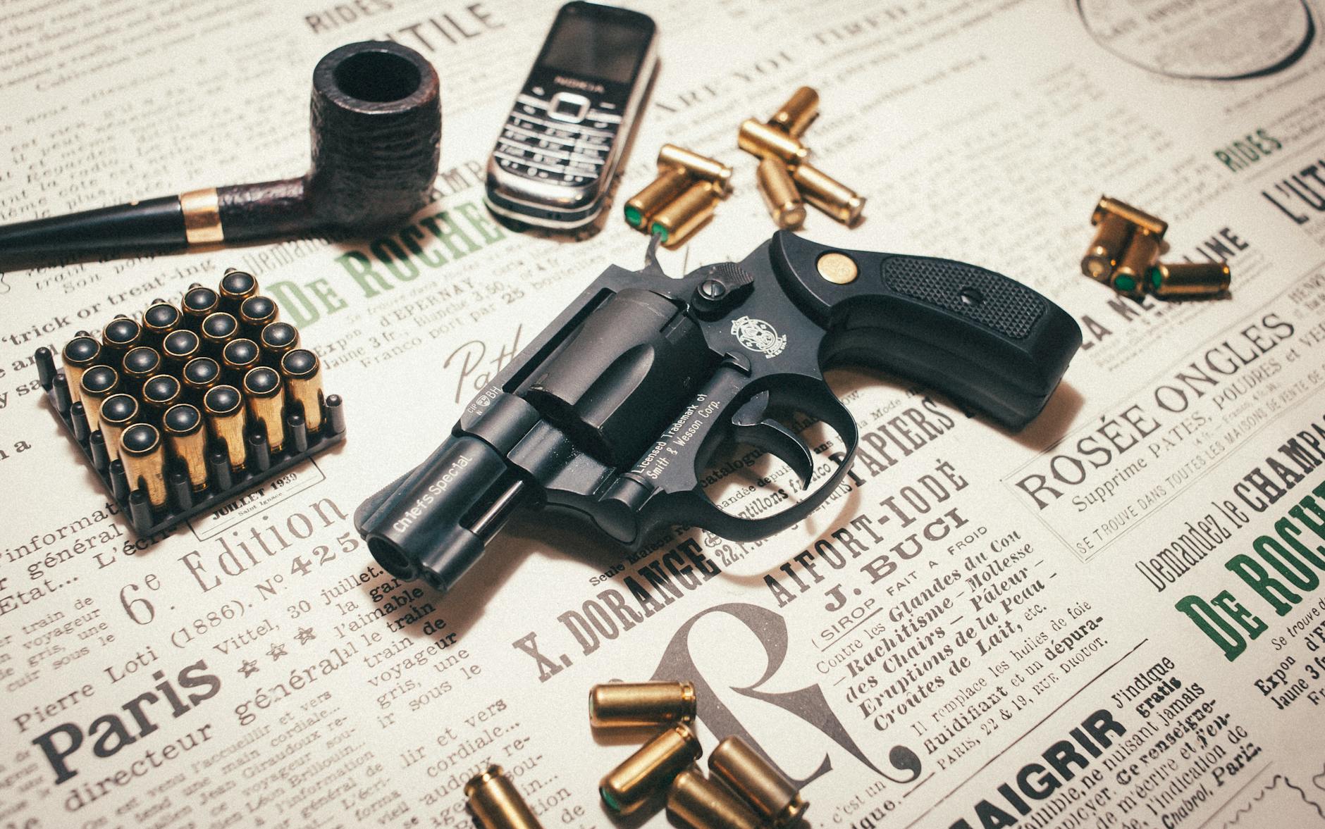 Illustration zu Schusswaffen Gewalt