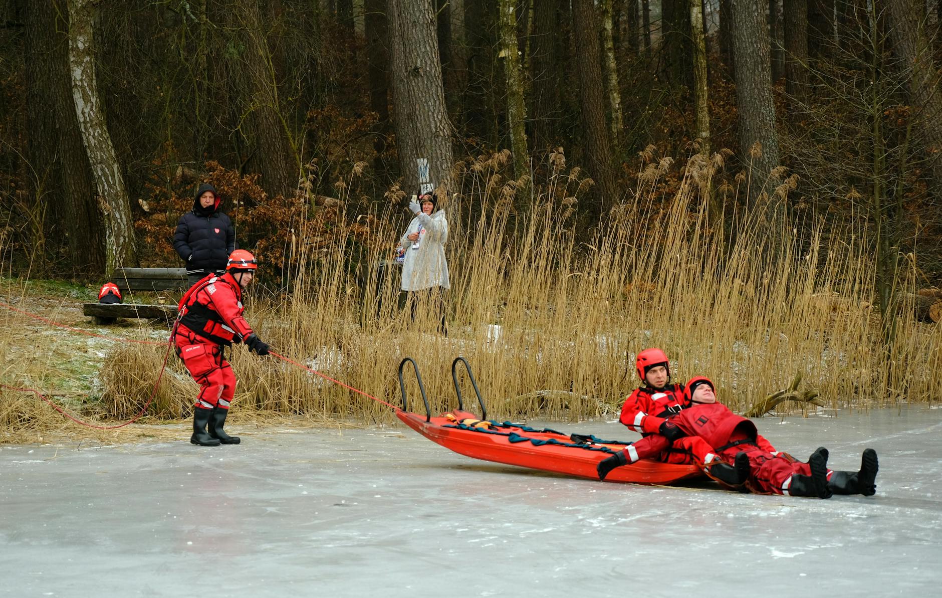 Detailansicht: Skiunfall Unterwasser