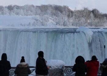 Niagarafälle Gefroren