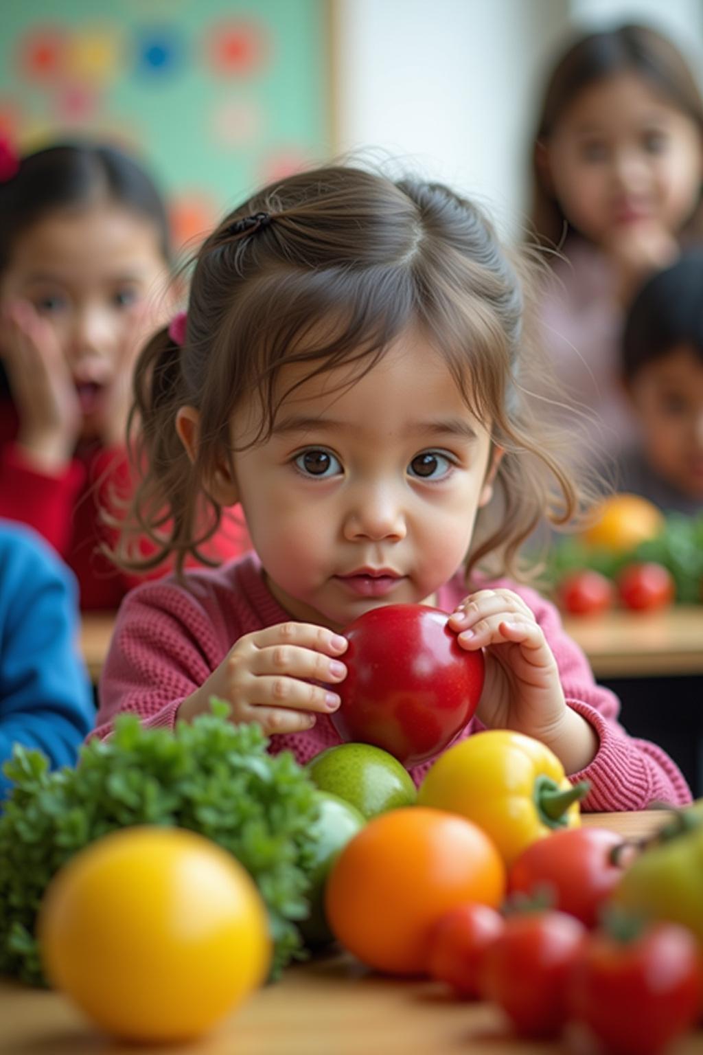 obst und gemuese kindergarten outline 2