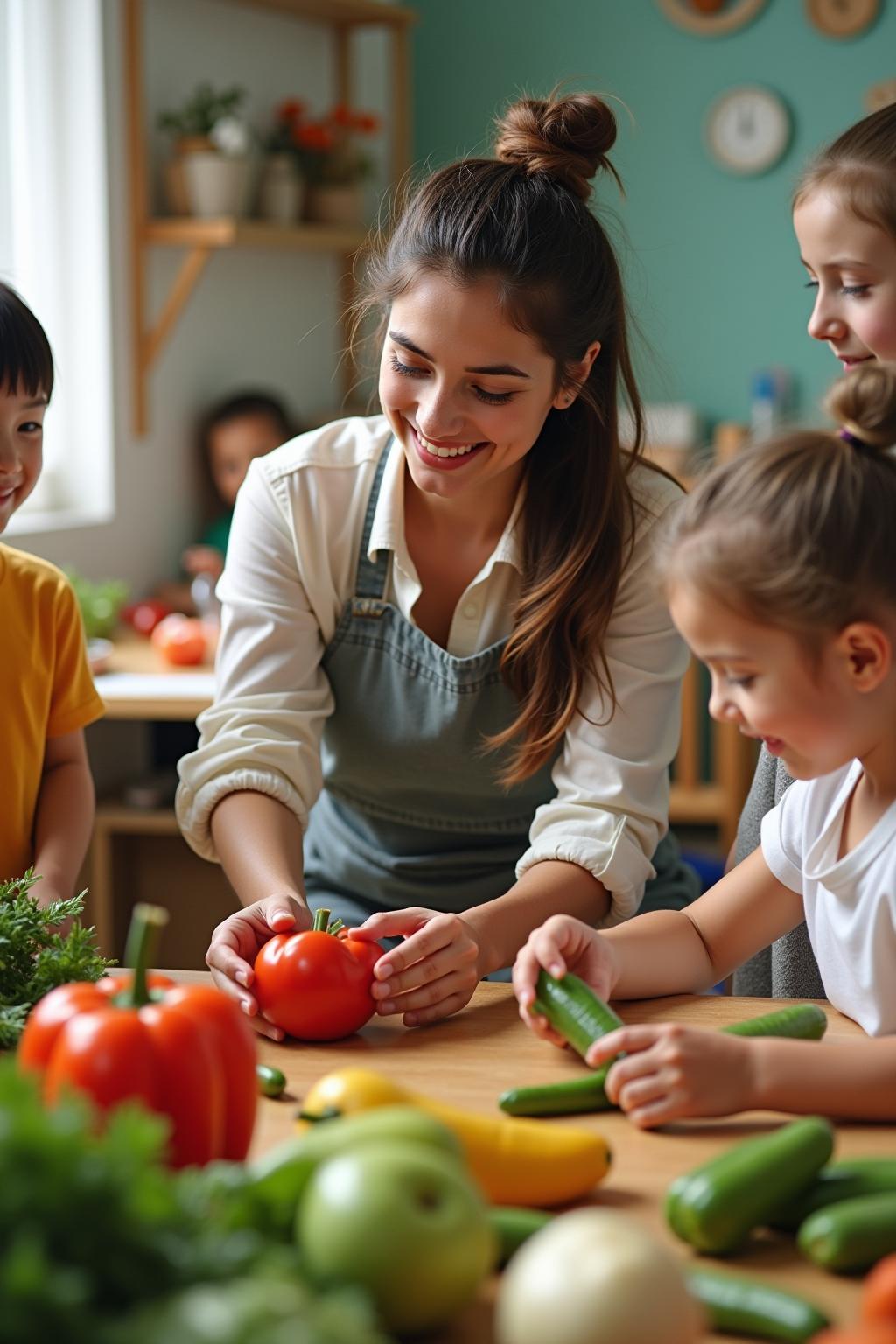 obst und gemuese kindergarten outline 7