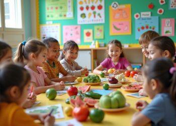 obst und gemüse kindergarten-Titel