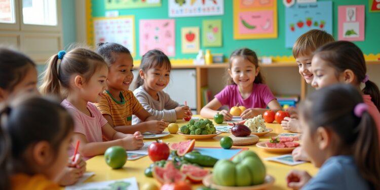 obst und gemüse kindergarten-Titel
