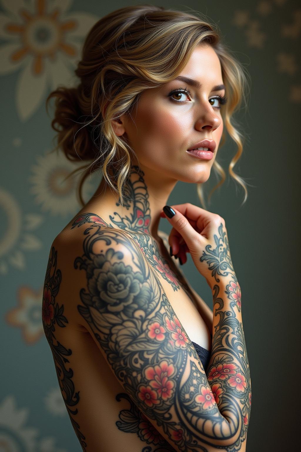 partner tattoo outline 2