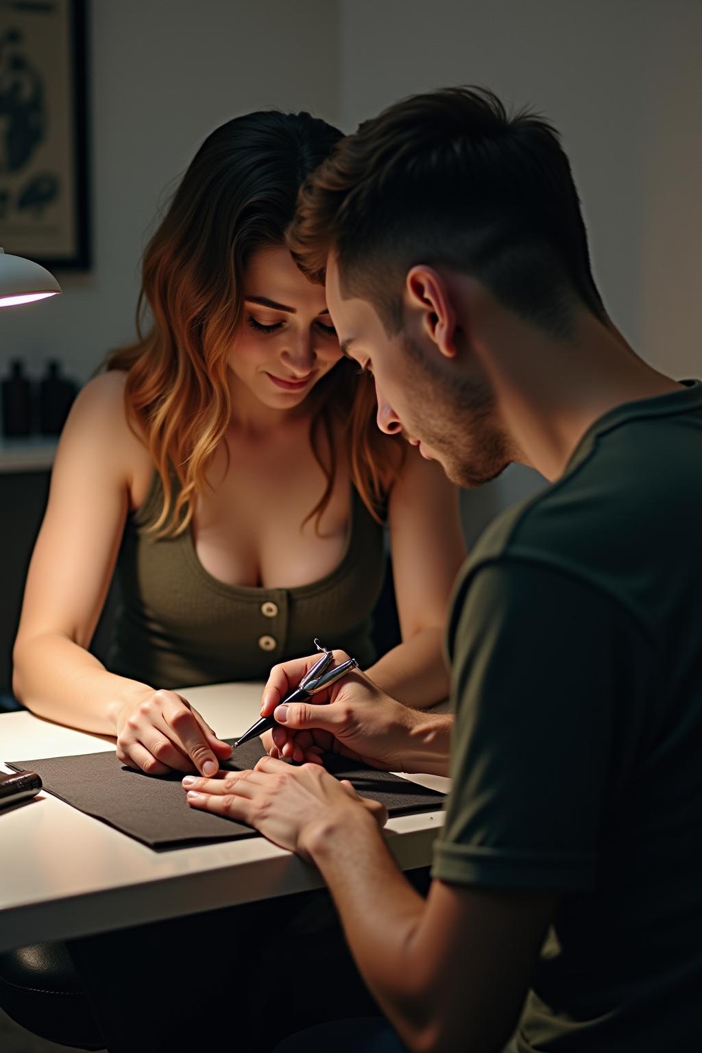 partner tattoo outline 4