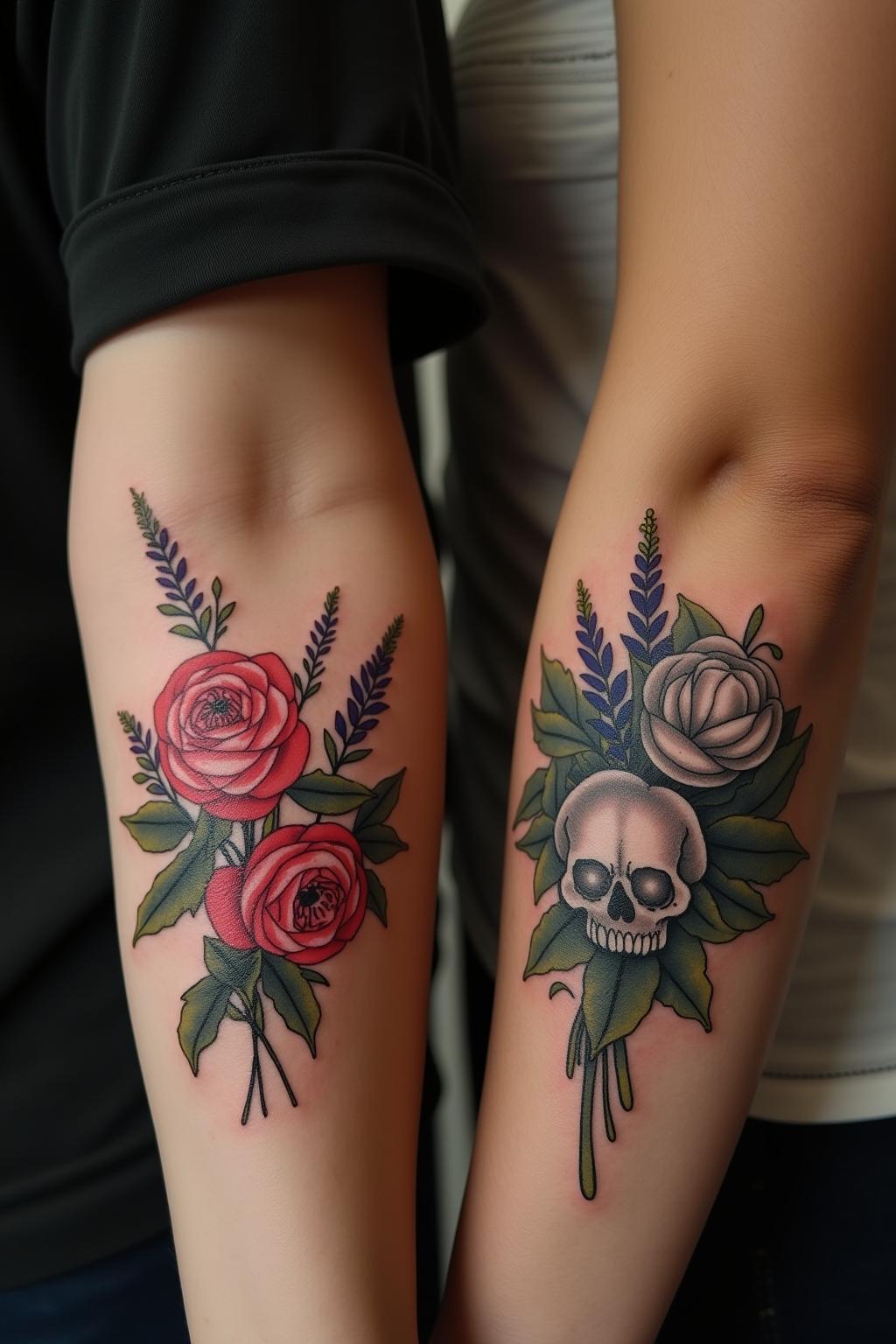 partner tattoo outline 5