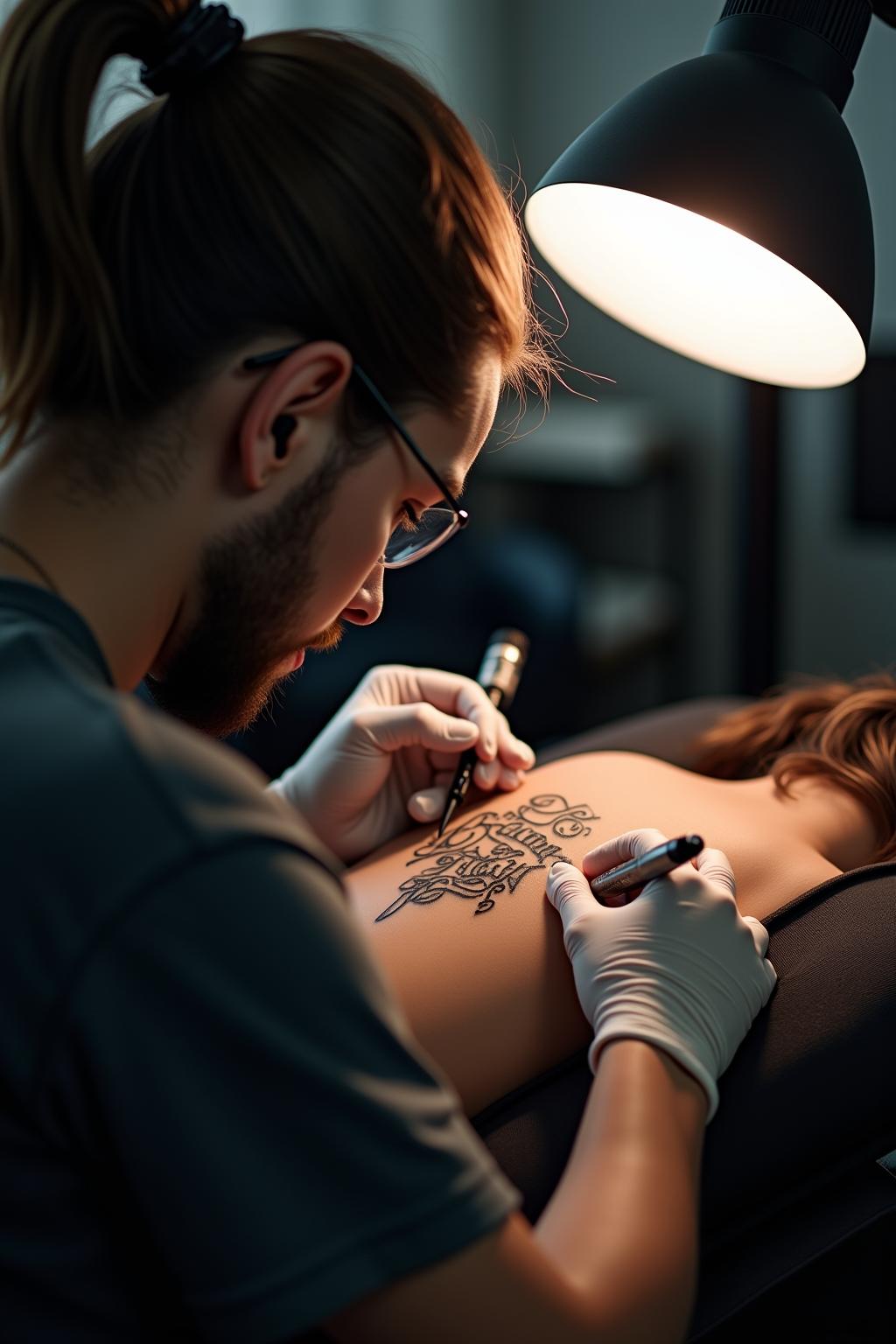 8 Schriftzug Tattoo Kindernamen im Herz: Ewige Liebe 8 schriftzug tattoo kindernamen herz outline 7