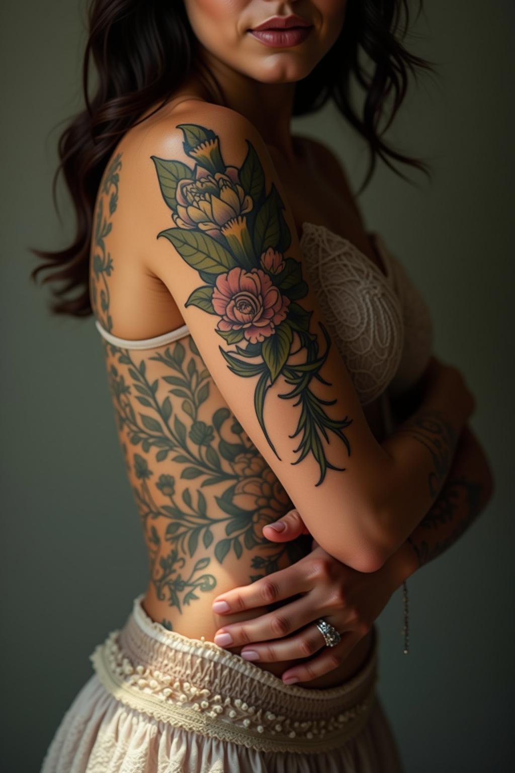 tattoo ideen frauen outline 1