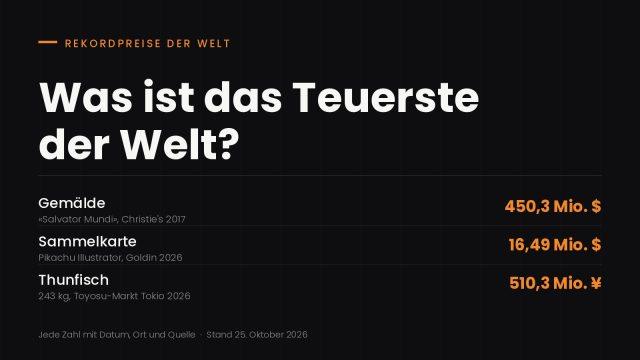 Was ist das Teuerste der Welt? 1 teuerstes der welt bild