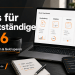 Tools für Selbstständige 2026 mit Laptop, Dashboard, Buchhaltung, Aufgaben, Terminen und KI als digitales Arbeitsplatz-Symbolbild