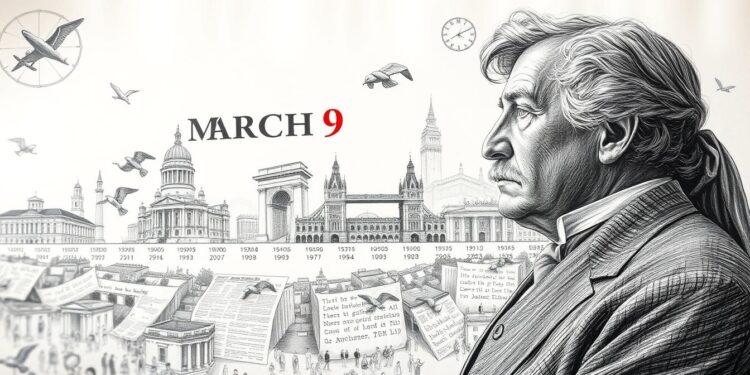 9. März: Historische Ereignisse & Geburtstage 1 was geschah am 9. März