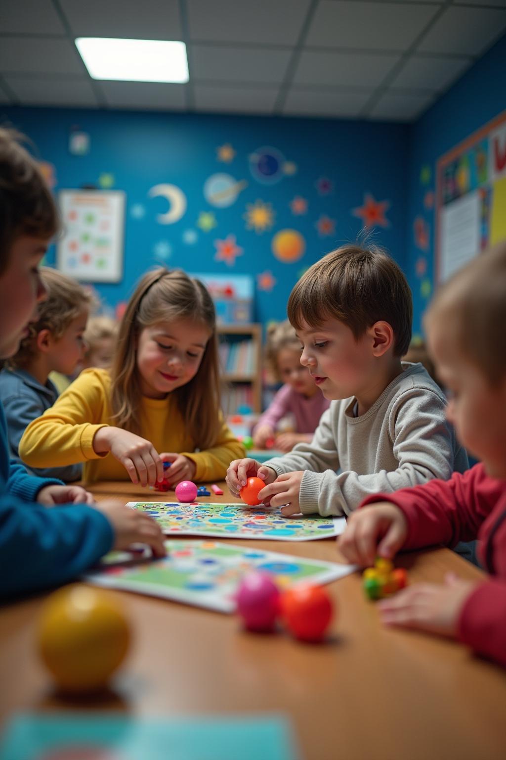 weltraum kindergarten outline 6