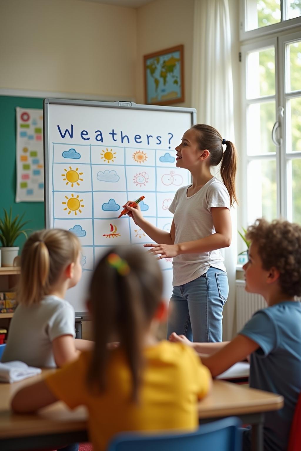 wetter kindergarten outline 4