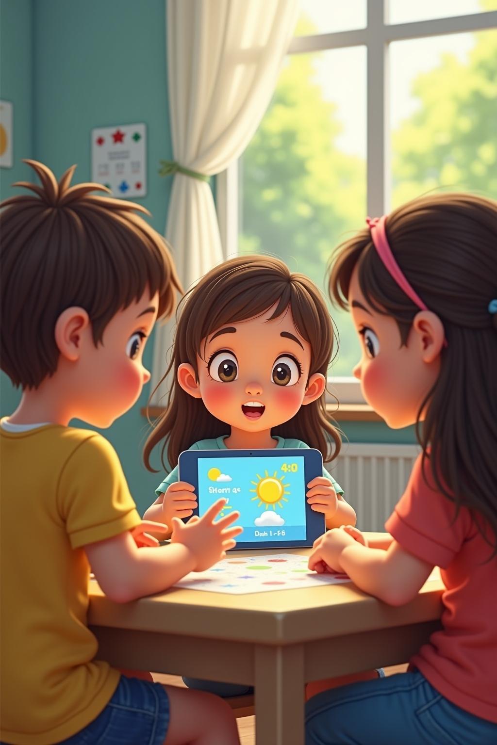 wetter kindergarten outline 8